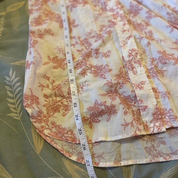 Lauren Ralph Lauren Pink and Cream Floral Blouse - Picture 6 of 8